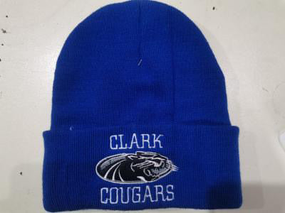 Clark Montessori High School Embroidered Knitted Skull Cap