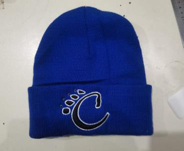 Clark Montessori High School Embroidered Knitted Skull Cap