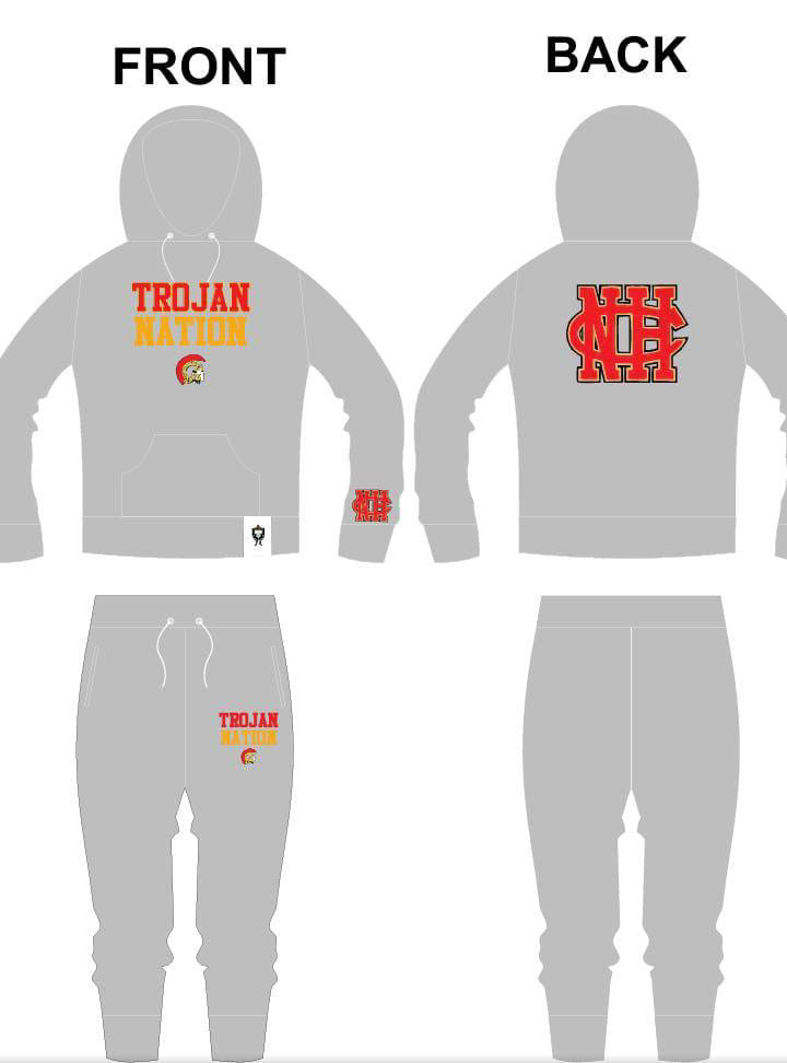 NCH Trojans Jogger Set- Adult