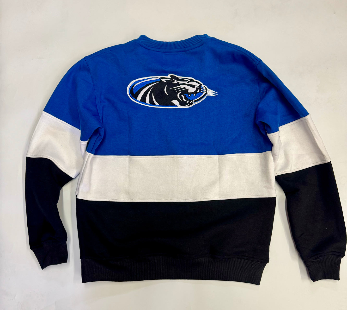 Clark Cougars 3-Color Embroidered Sweater