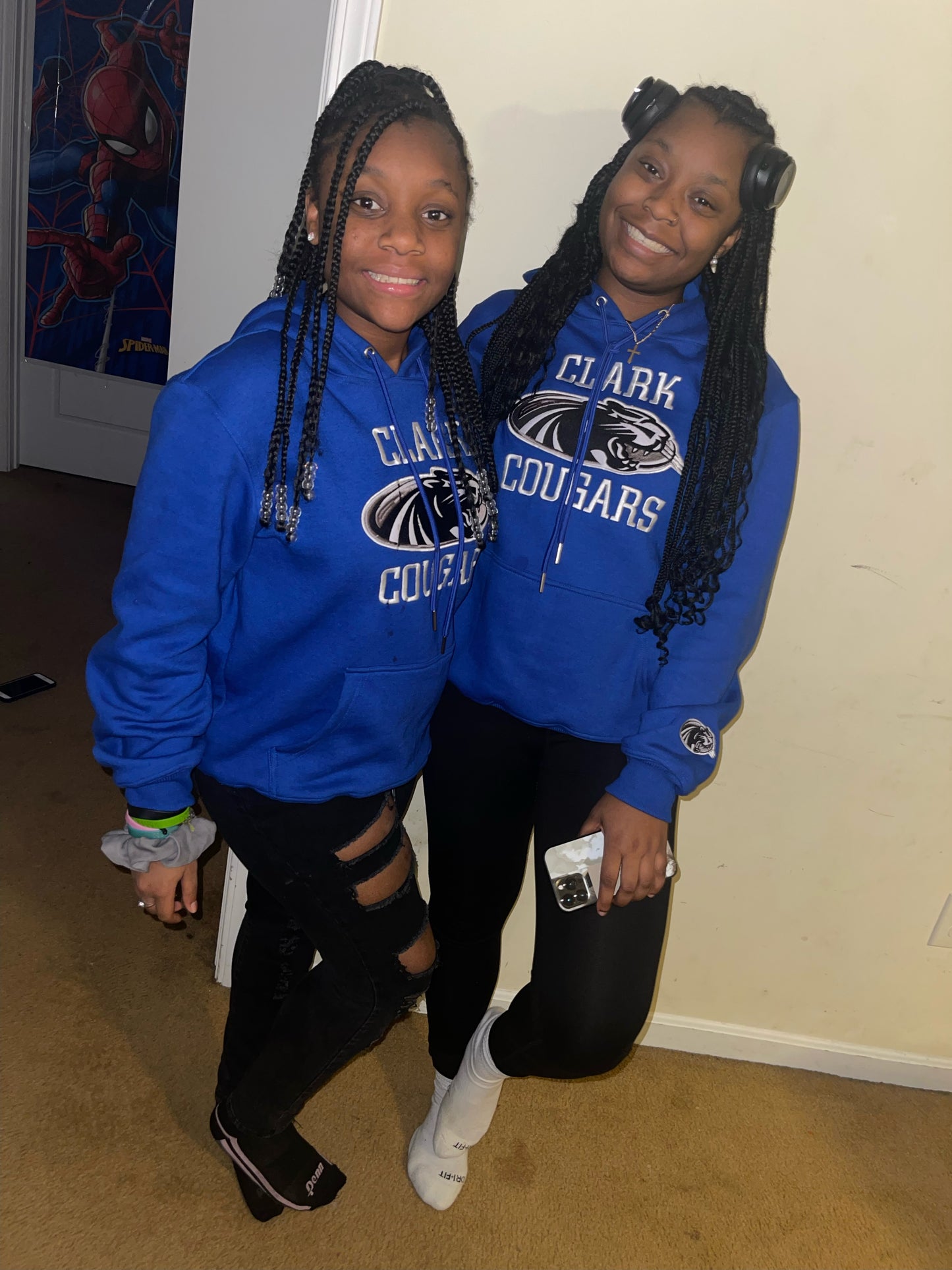 Clark Montessori High School Embroidered Pullover Hoodie