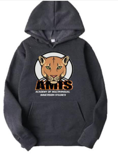 A.M.I.S.(Academy of Mu;tilingual Immersion Studies) Embroidered Hoodie -Youth