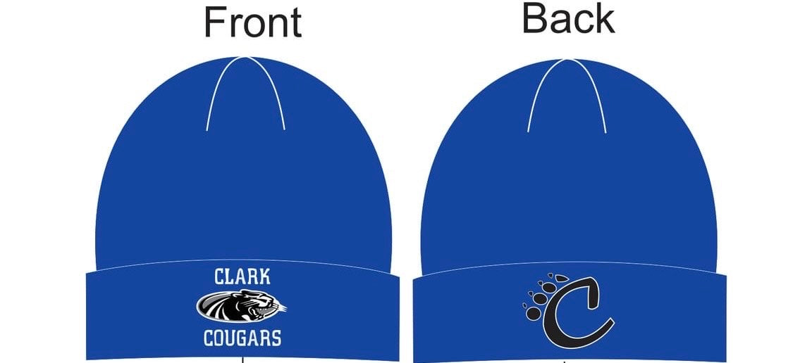 Clark Montessori High School Embroidered Knitted Skull Cap